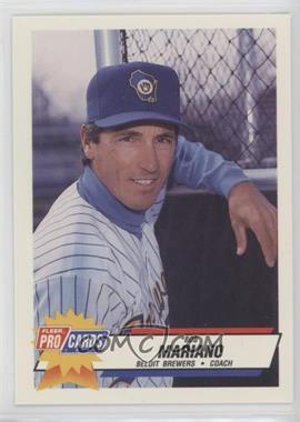 1993 Fleer ProCards Minor League - [Base] #1728 - Bob Mariano