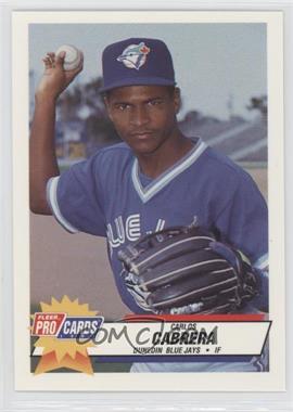 1993 Fleer ProCards Minor League - [Base] #1802 - Carlos Cabrera