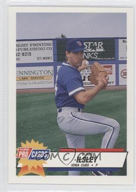 1993 Fleer ProCards Minor League - [Base] #2131 - Blaise Ilsley