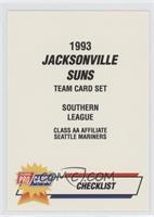 Checklist - Jacksonville Suns
