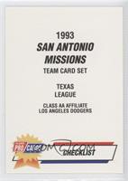 Checklist - San Antonio Missions