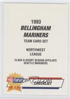 Checklist - Bellingham Mariners