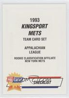 Checklist - Kingsport Mets