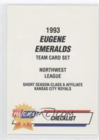 Checklist - Eugene Emeralds