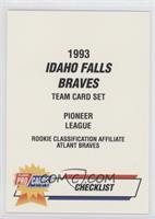 Checklist - Idaho Falls Braves