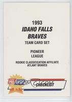 Checklist - Idaho Falls Braves