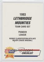 Checklist - Lethbridge Mounties