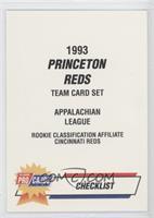 Checklist - Princeton Reds