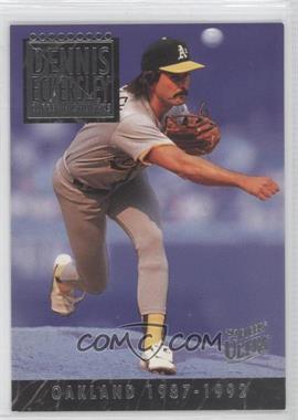 1993 Fleer Ultra - Dennis Eckersley Career Highlights #9 - Dennis Eckersley