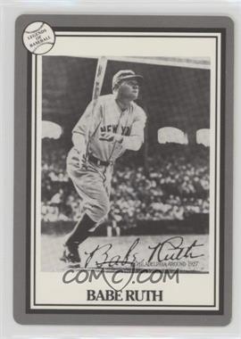 1993 Hoyle Legends of Baseball - [Base] #_BARU - Babe Ruth