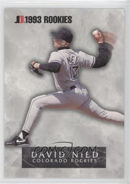 1993 Jimmy Dean Rookies - Food Issue [Base] #7 - David Nied