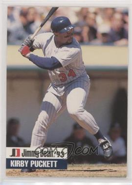 1993 Jimmy Dean Signature Edition - Food Issue [Base] #13 - Kirby Puckett