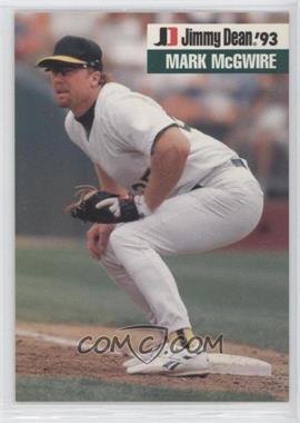 1993 Jimmy Dean Signature Edition - Food Issue [Base] #22 - Mark McGwire