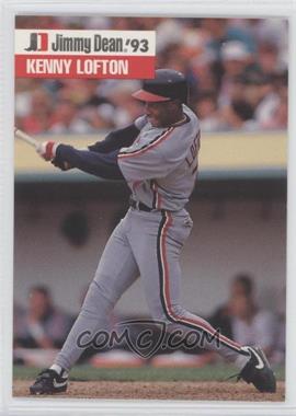 1993 Jimmy Dean Signature Edition - Food Issue [Base] #23 - Kenny Lofton