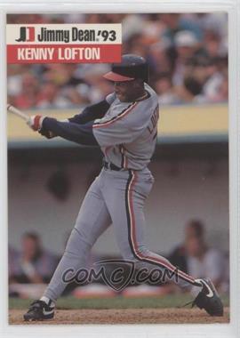 1993 Jimmy Dean Signature Edition - Food Issue [Base] #23 - Kenny Lofton