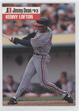 1993 Jimmy Dean Signature Edition - Food Issue [Base] #23 - Kenny Lofton