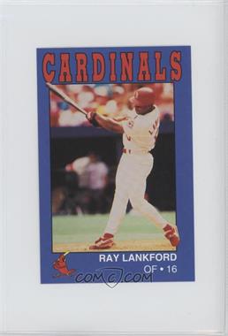 1993 Kansas City Life Insurance St. Louis Cardinals Police - [Base] #16 - Ray Lankford