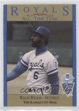 1993 Kansas City Star Royals All-Time Team - [Base] #_WIWI - Willie Wilson