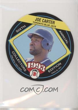 1993 King-B Collector's Edition Discs - [Base] #13 - Joe Carter