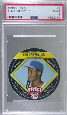 1993 King-B Collector's Edition Discs - [Base] #2 - Ken Griffey Jr. [PSA 9 MINT]