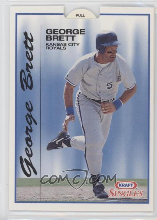 1993 kraft singles superstars pop ups base 4 george baseball card condition chart
