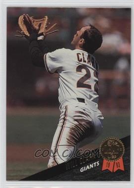 1993 Leaf - [Base] #247 - Will Clark