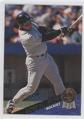 1993 Leaf - [Base] #322 - Andres Galarraga