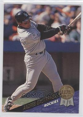 1993 Leaf - [Base] #322 - Andres Galarraga