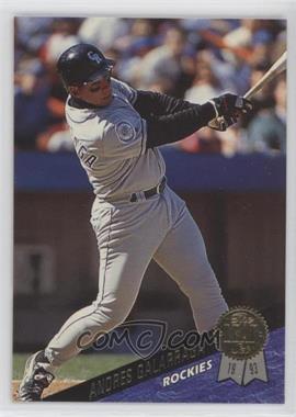 1993 Leaf - [Base] #322 - Andres Galarraga