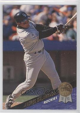 1993 Leaf - [Base] #322 - Andres Galarraga