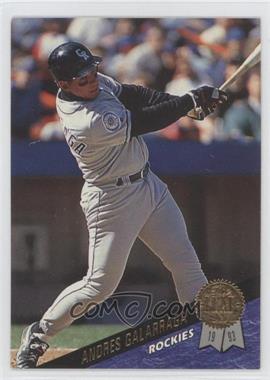 1993 Leaf - [Base] #322 - Andres Galarraga