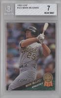 Mark McGwire [BGS 7 NEAR MINT]