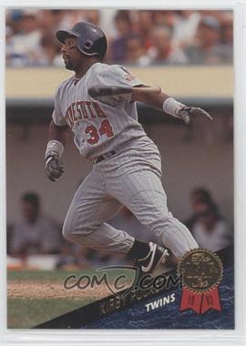 1993 Leaf - [Base] #378 - Kirby Puckett