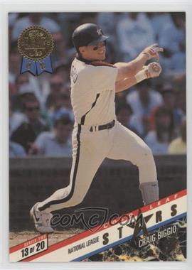 1993 Leaf - Gold Leaf Stars #13 - Roberto Alomar, Craig Biggio