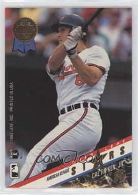 1993 Leaf - Gold Leaf Stars #14 - Cal Ripken Jr., Barry Larkin