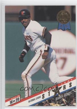 1993 Leaf - Gold Leaf Stars #16 - Barry Bonds, Juan Gonzalez