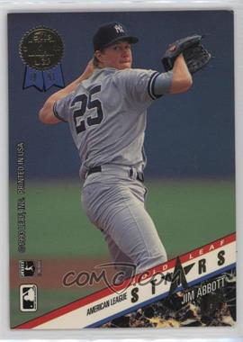 1993 Leaf - Gold Leaf Stars #18 - Tom Glavine, Jim Abbott