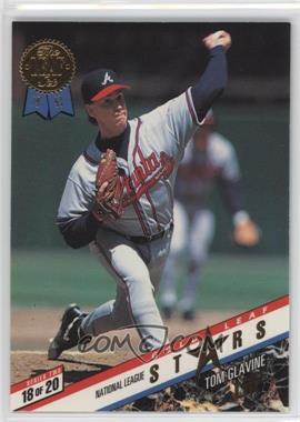 1993 Leaf - Gold Leaf Stars #18 - Tom Glavine, Jim Abbott