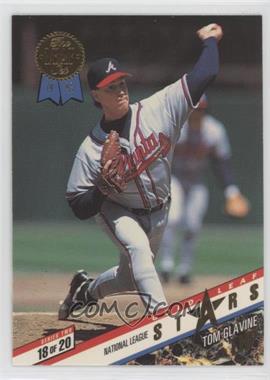 1993 Leaf - Gold Leaf Stars #18 - Tom Glavine, Jim Abbott