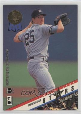 1993 Leaf - Gold Leaf Stars #18 - Tom Glavine, Jim Abbott