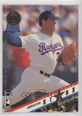 1993 Leaf - Gold Leaf Stars #19 - Greg Maddux, Nolan Ryan [EX to NM]