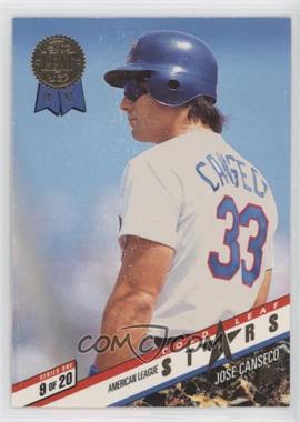 1993 Leaf - Gold Leaf Stars #9 - Tony Gwynn, Jose Canseco