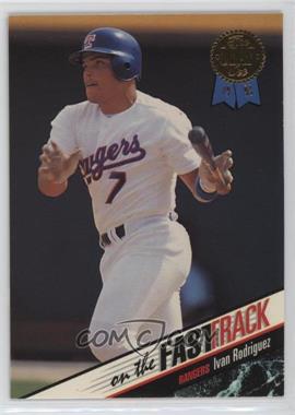 1993 Leaf - On the Fast Track #15 - Ivan Rodriguez