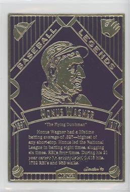 1993 Legendary Foils Baseball Legends - [Base] - Promo #_HOWA.1 - Honus Wagner (Lavender)