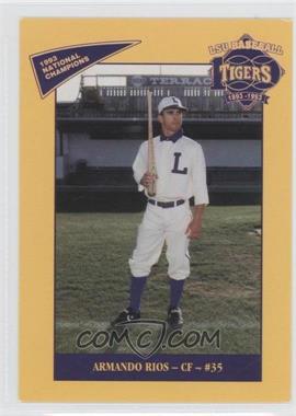 1993 McDag LSU Tigers - [Base] #4 - Armando Rios