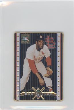 1993 Metallic Impressions Cooperstown Collection - Collector's Tin [Base] #10 - Bob Gibson