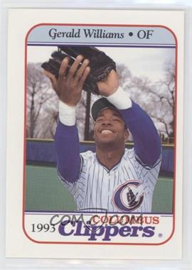1993 Metro Marketing Columbus Clippers - [Base] #_GEWI - Gerald Williams