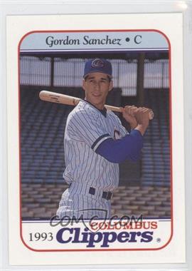 1993 Metro Marketing Columbus Clippers - [Base] #_GOSA - Gordon Sanchez