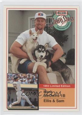 1993 Milk-Bone Super Stars - Dog Food Issue [Base] #4 - Mark McGwire