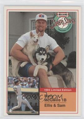 1993 Milk-Bone Super Stars - Dog Food Issue [Base] #4 - Mark McGwire